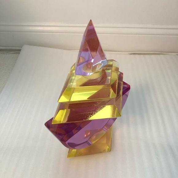 Hivo Van Teal signed lucite sculpture - Picture 4 of 8